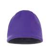 RS374 R374X Result Reversible Fleece Skull Hat Purple / Charcoal colour image